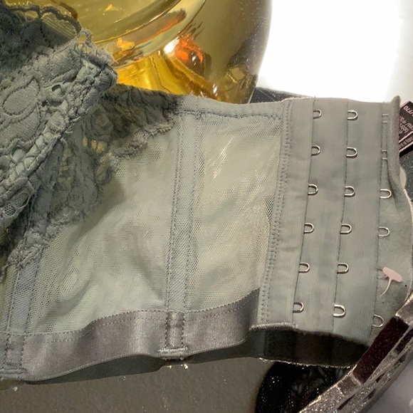 Victoria Secret Bra Lace Green 32DD Very Sexy #E11 - Picture 7 of 10